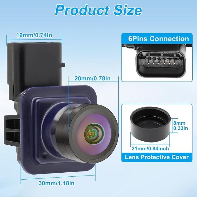 Backup Camera Compatible with Ford Edge 2011 2012 2013 2014 2015 Lincoln MKX - Image 7