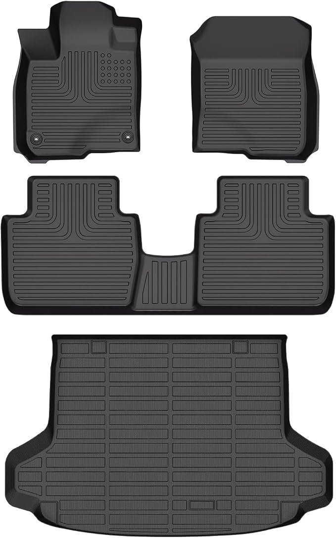 Wayhigh-All Weather Floor Mats & Cargo Liner Set by Wayhigh
