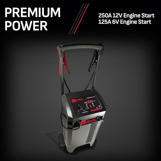 Schumacher Electric Farm and Ranch Wheeled 6A Charger and 250A Engine Starter - Image 5