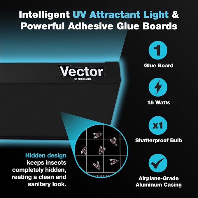 Catchmaster Vector Optima Light Trap, UV Light Fly Traps - Image 6