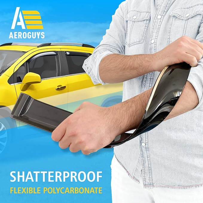 Extra Durable Window Deflectors in-Channel Window Visors Rain Guards Fit - Image 4
