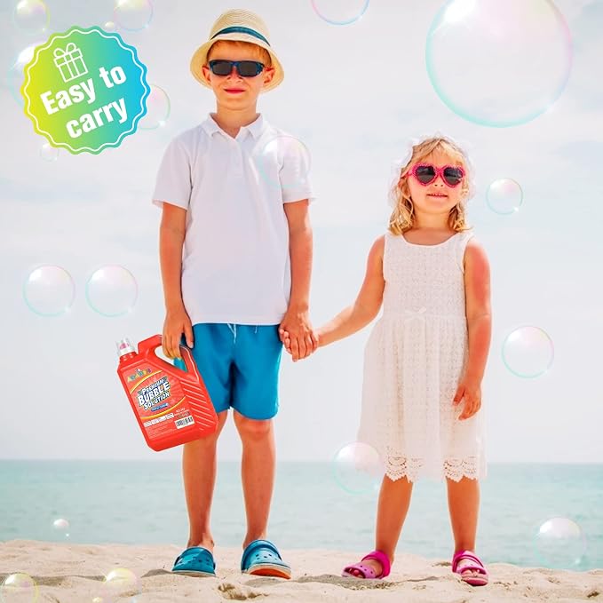 70 oz Bubbles Refills for Kids-Premixed Bubble Solution Refill Premium Bubble - Image 5
