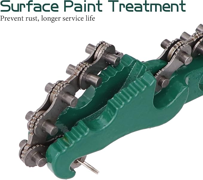 12 Inch Heavy Duty Reversible Chain Spanner Fits 1.5" to 6" Diameter Oil Filter - Image 3