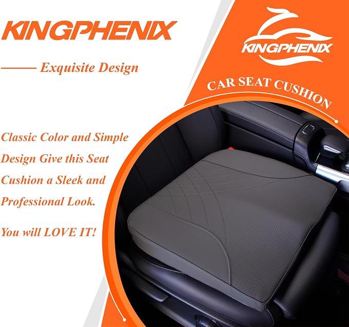 kingphenix Premium Car Seat Cushion, Memory Foam Driver Seat Cushion to Improve - Image 9
