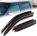 Auto Dynasty 4Pcs Carbon Fiber Pattern Window Visors Compatible by AutoDynasty