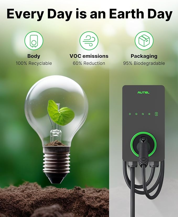 Autel Home Level 2 EV Charger up to 40Amp, Indoor/Outdoor Fast Electric Vehicle - Image 7