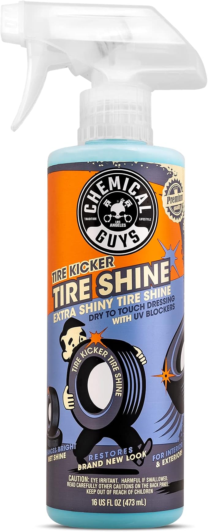 Chemical Guys Tire Kicker Sprayable Extra Glossy Tire Shine Safe by ChemicalGuys