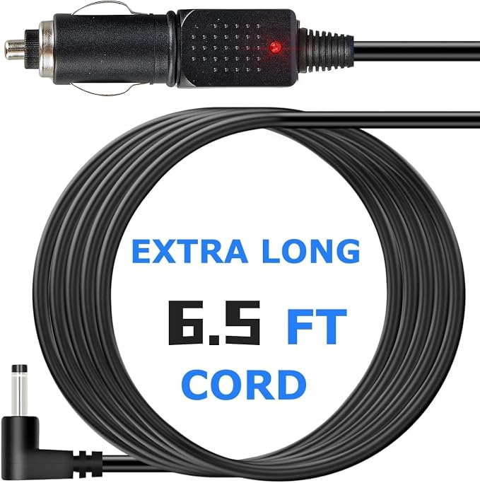 EWAY 12V Power Cord for Cobra Whistler Radar Detector 6.5ft, Replacement Car - Image 8