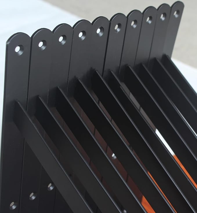 20 Pack L20 x H 12" Black Heavy Duty Shelf Brackets - Image 6
