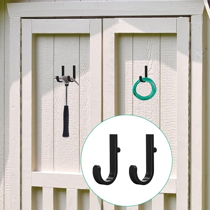 8 Pcs Shed Storage Tool Hooks Accessories Compatible - Image 6