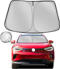 Windshield Sun Shade for 2021-2025 Volkswagen VW ID.4 Foldable Sun Sunshade for by Fonowka