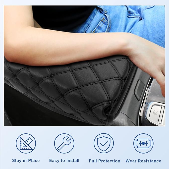 CDEFG Center Console Cover for 2022 2023 2024 Santa Cruz Pickup Truck Armrest - Image 5