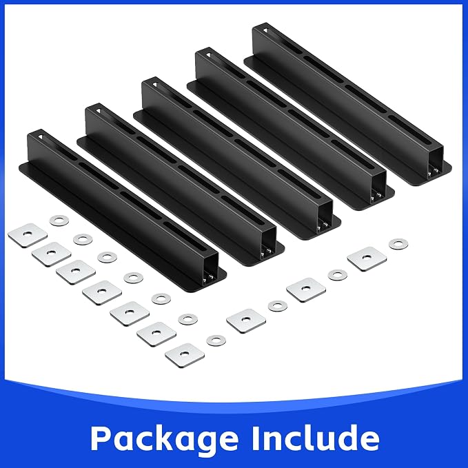 5 Pack Overhead Storage Bin Rack, Ceiling Racks - Image 7