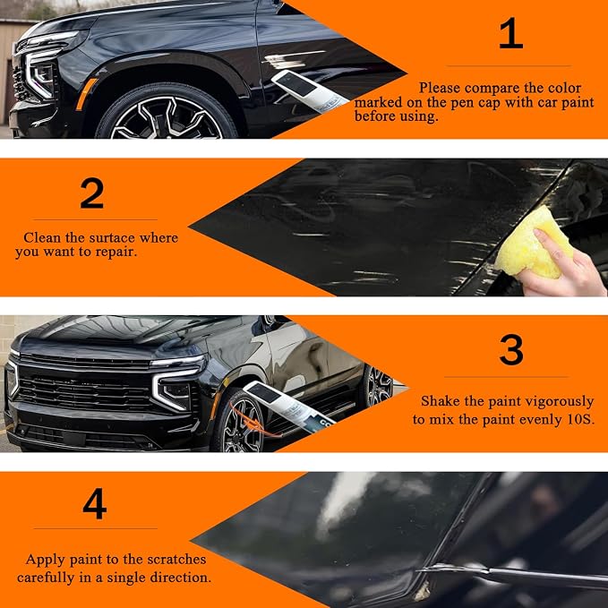 Black Touch Up Paint Compatible - Image 6