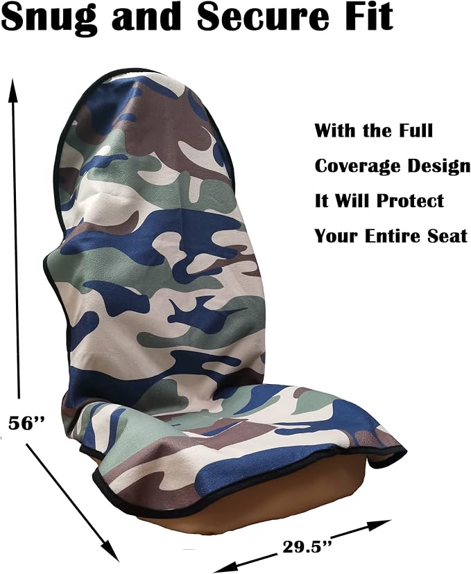 Car Seat Cover Protector Front Seats, - Image 3