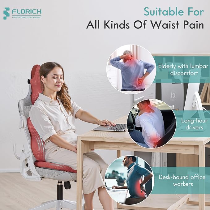 FLORICH Car Seat Cushion and Lumbar Support Pillow - Image 5