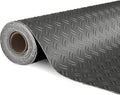 TUFFIOM 7.5 x 20 FT Garage Floor Mat, Thickened Diamond Plate PVC Garage Mats by TUFFIOM
