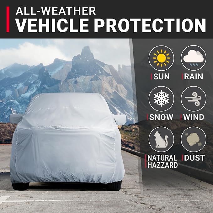 iCarCover Fits 2004-2024 Titan Crew Cab, 5.6 ft Short Bed Nissan Truck Cover - Image 2
