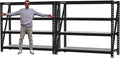 WORKPRO 68" Ultra Wide 4-Tier Metal Garage Shelving Unit, 7200 LBS Capacity by WORKPRO
