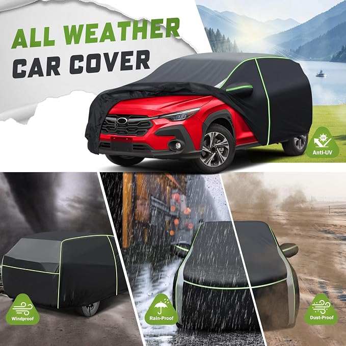 Mixsuper Liner Car Cover for Subaru Crosstrek 2013-2026, 7 Layers Waterproof - Image 4