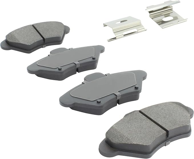 Premium Semi-Metallic Front Brake Pads Compatible - Image 2