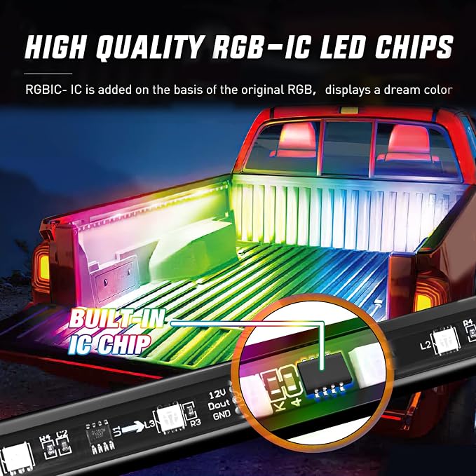 Nilight Truck Bed Light Strip RGB-IC LED Bar - Image 2