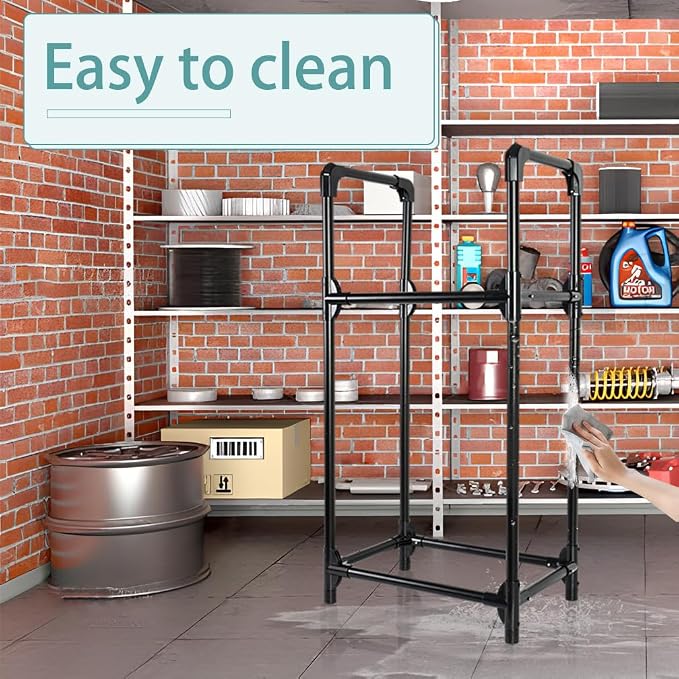 Hershii Tire Storage Rack Standing Garage Storage Shelf Organizer - Image 5