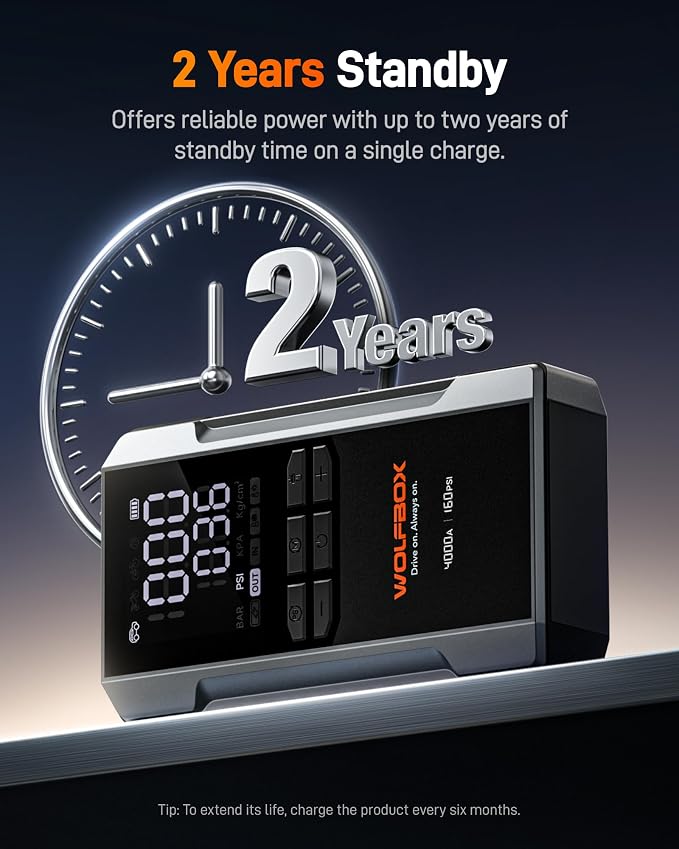 WOLFBOX 4000A Jump Starter - Image 6