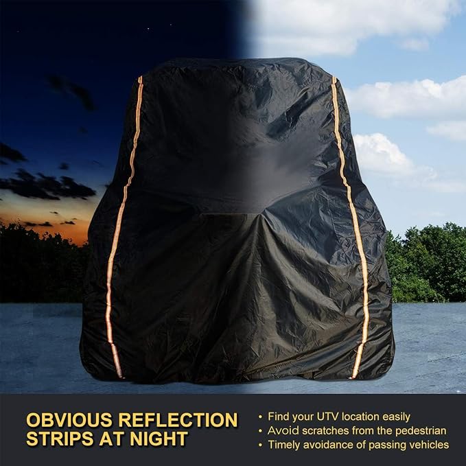 KEMIMOTO PRO XP Cover X3 Heavy Duty UTV Cover 2 Seater Large Size Compatible - Image 5