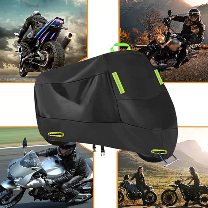 Motorcycle Cover All Season, Outdoor Storage Moped Covers, All-Weather - Image 6