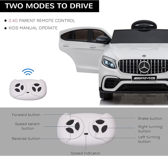 Aosom 12V Toddler Ride On Car - Image 5