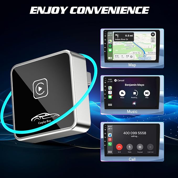 Mini Wireless Carplay Adapter for iPhone, 2025 Stable Universal carplay Adapter - Image 4