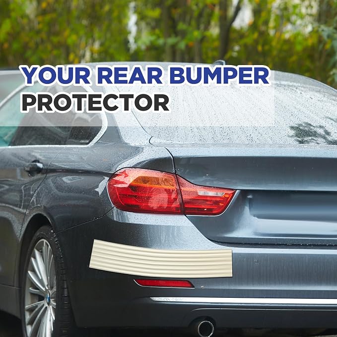 Garage Wall Protector 3.15in x 10ft Self-Adhesive Rubber Bumper Protectors Strip - Image 6