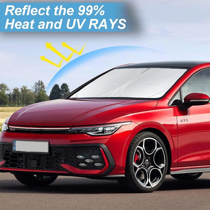 Sunshade for 2015-2023 2024 2025 Volkswagen Golf GTI e-Golf VW Golf R 4 Door - Image 4