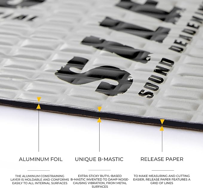 Siless 80 mil Car Sound Deadening mat - Image 2