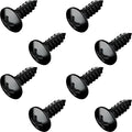 Black Oxide Stainless Steel License Plate Screws by PrimeAve