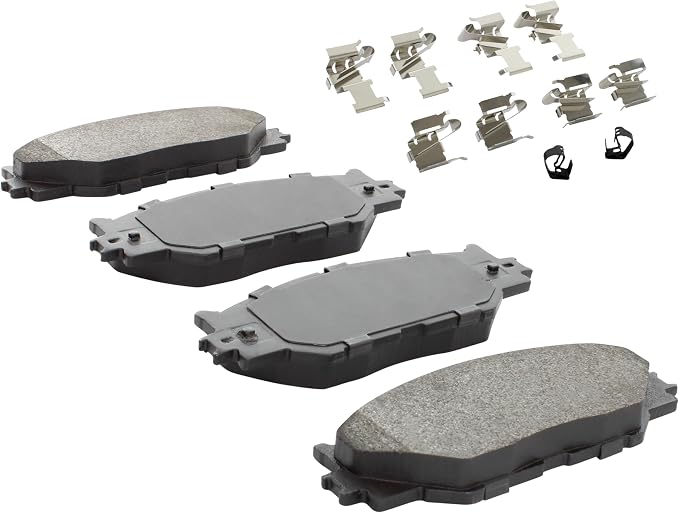 Premium Semi-Metallic Front Brake Pads Compatible - Image 2