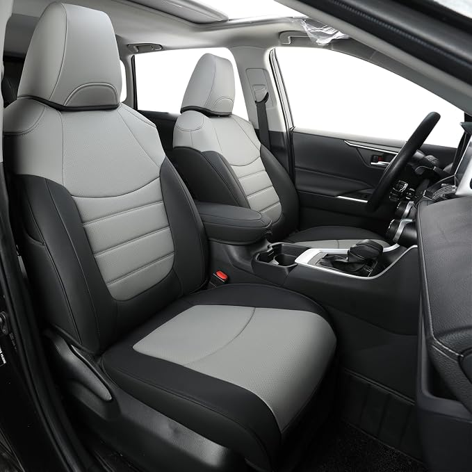 RISINGSTAR Rav4 Seat Covers, fit 2019-2025 Toyota Rav4 XLE LE XLE Premium by RISINGSTAR