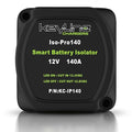 Dual Battery Isolator Kit 12V - 140 Amp Voltage Sensitive Relay by KeyLine+Chargers