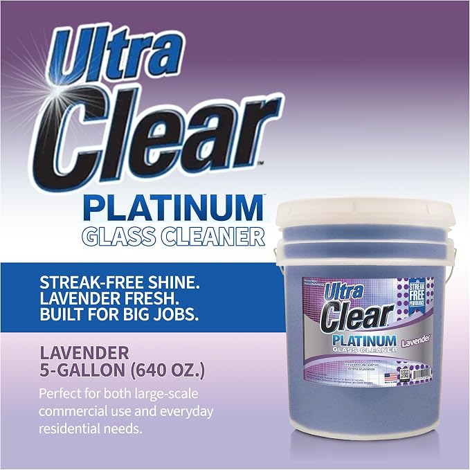 Ultra Clear Platinum Glass Cleaner, Crystal Clear Streak-Free Shine Polished - Image 2