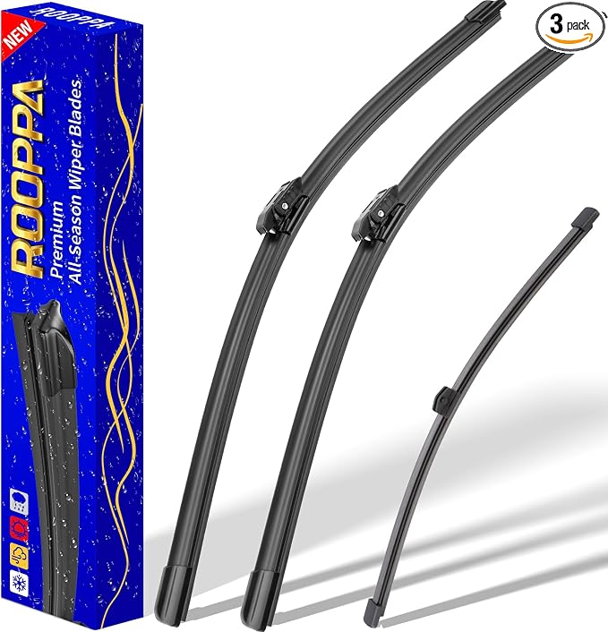 3 wipers Replacement for 2018-2022 BMW X2, Windshield Wiper Blades Original by ROOPPA