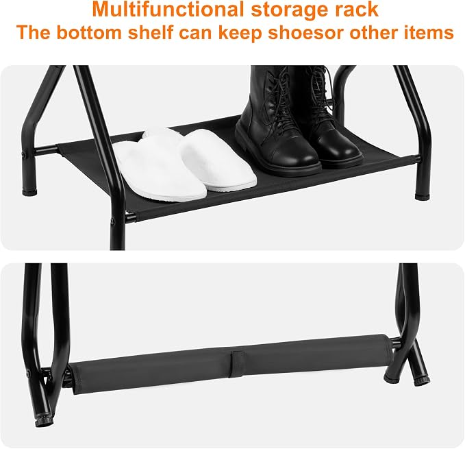 Heybly Luggage Rack, Steel Folding Suitcase Stand - Image 5