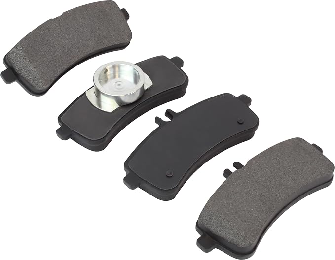 Premium Semi-Metallic Rear Brake Pads Compatible - Image 2
