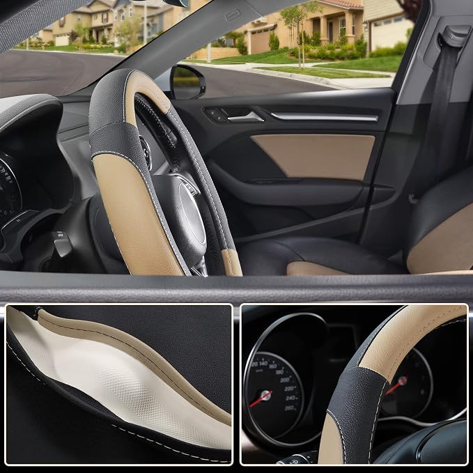 SEG Direct Car Steering Wheel Cover - Image 3