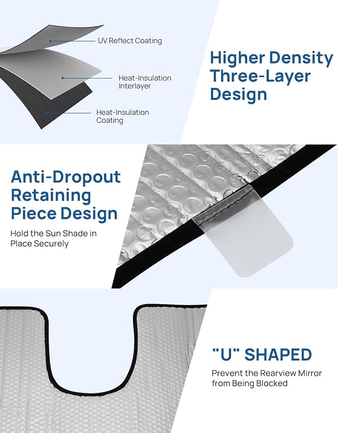 Windshield Sun Shade Compatible - Image 5