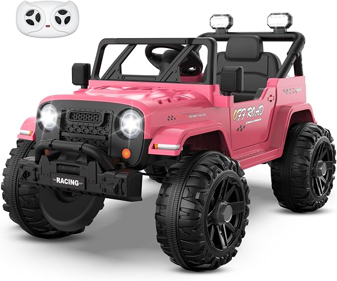 12V Ride On Truck Car with Remote Control, Kids Electric Vehicles with - Image 8
