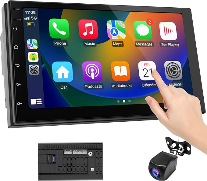 Wireless CarPlay Screen for Car & Android Auto Head Unit by Haudio