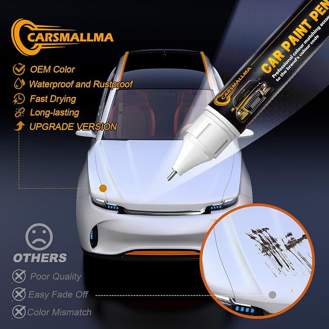 LY9C Ibis White Car Touch Up Paint - Image 4