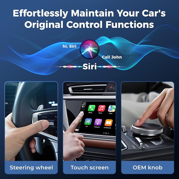 Wireless CarPlay Adapter for iPhone, Mini Size for Apple CarPlay Adapter - Image 6
