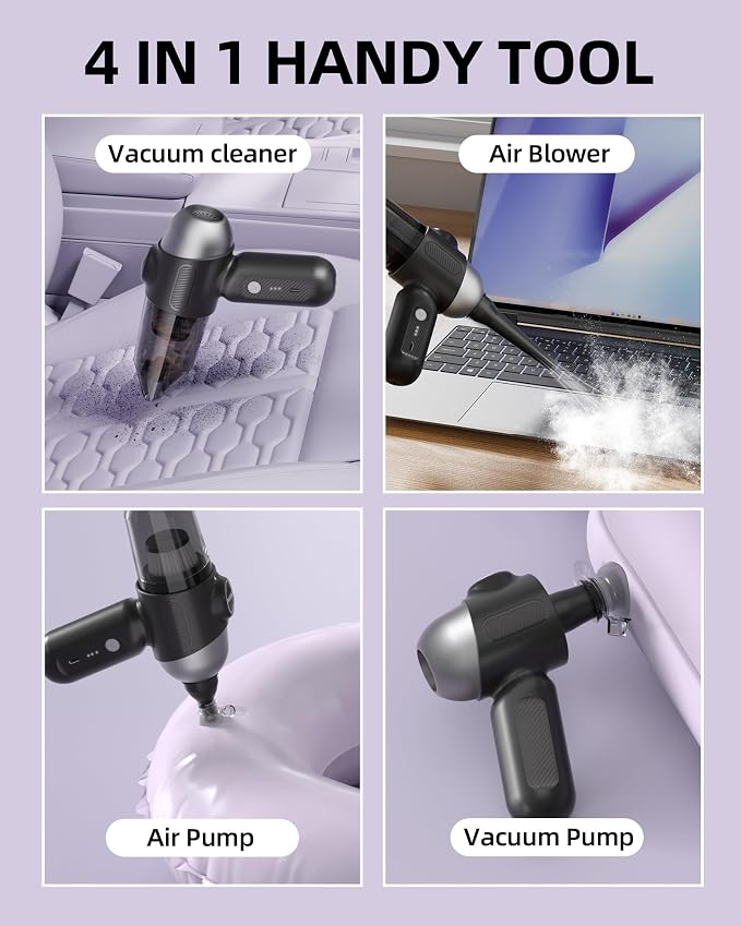 2025 Upgraded Mini Car Vacuum - Image 4